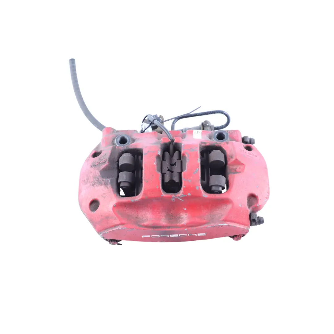 Brake Caliper Braking Unit Housing Rear Left N/S 7P0615423 to Porsche Cayenne 92A with Part number 95835242301 Porsche Cayenne 92A Brake Caliper Braking Unit Housing Rear Left N/S 7P0615423 - SKU 95835242301 - Part number 95835242301