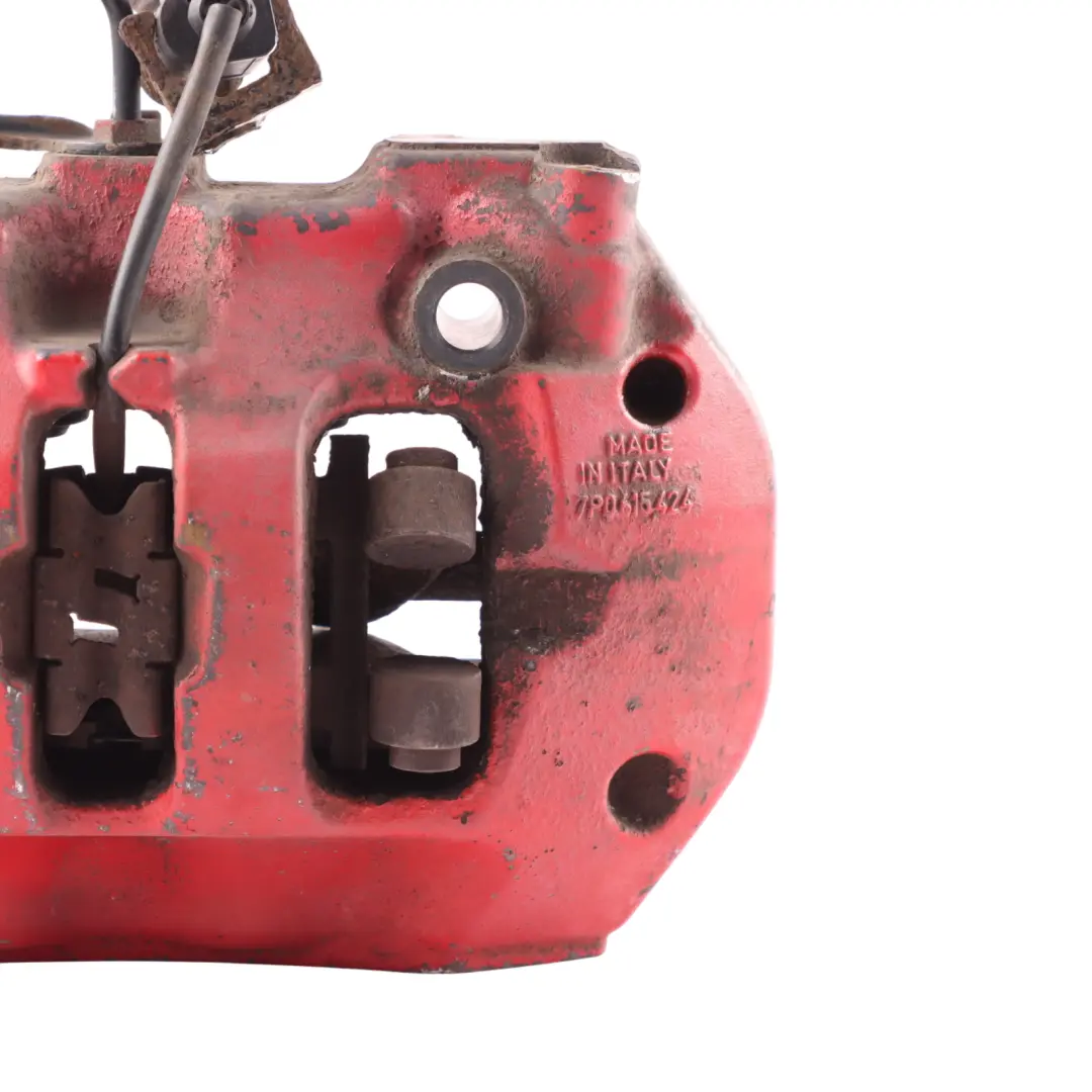 Brake Caliper Braking Unit Housing Rear Right O/S 7P0615424 to Porsche Cayenne 92A with Part number 95835242401 Porsche Cayenne 92A Brake Caliper Braking Unit Housing Rear Right O/S 7P0615424 - SKU 95835242401 - Part number 95835242401