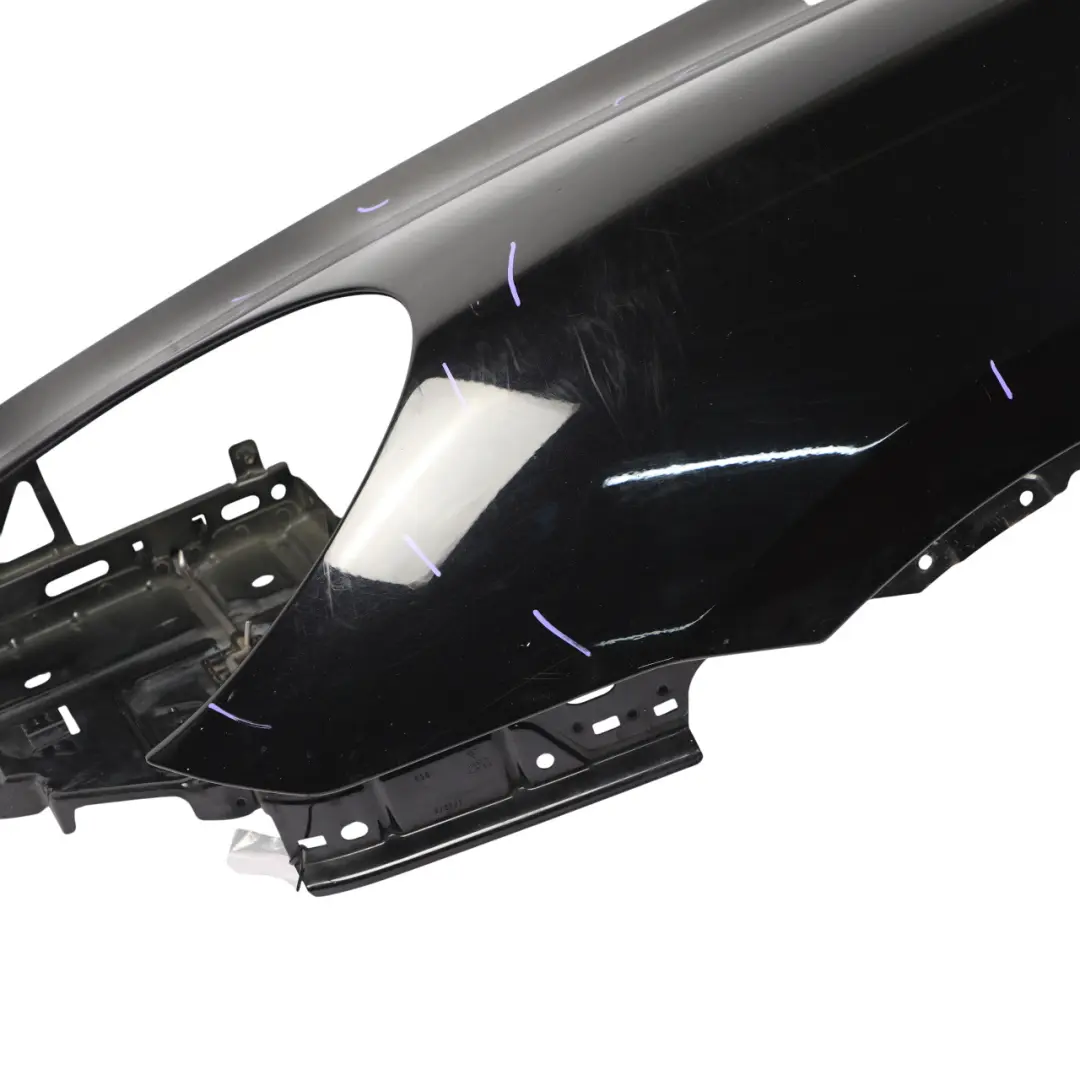 Porsche Cayenne 92A 958 Side Panel Front Left N/S Wing Fender Jet Black - C9X - SKU 95850303102-JBL - Part number 95850303102