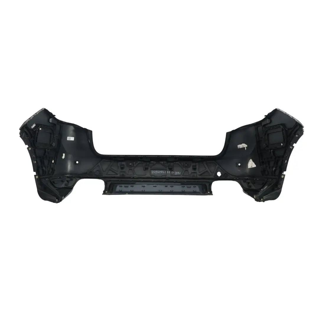 Porsche Cayenne 958 92A Rear Bumper Trim Panel Covering Jet Black Metallic - C9X - SKU 95850541110-JBL - Part number 95850541110