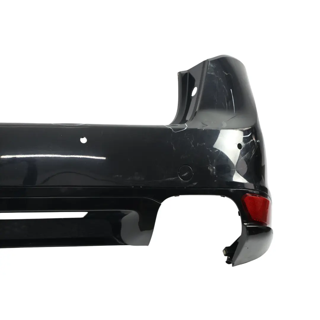 Porsche Cayenne 958 92A Rear Bumper Trim Panel Covering Jet Black Metallic - C9X - SKU 95850541110-JBL - Part number 95850541110