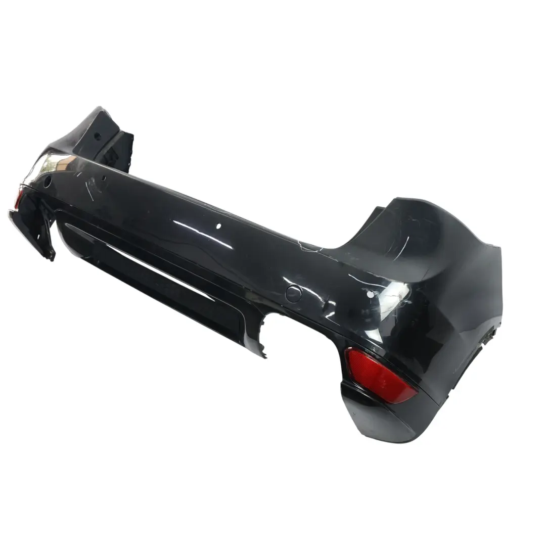 958 92A Rear Bumper Trim Panel Covering Jet Black Metallic - C9X to Porsche Cayenne with Part number 95850541110 Porsche Cayenne 958 92A Rear Bumper Trim Panel Covering Jet Black Metallic - C9X - SKU 95850541110-JBL - Part number 95850541110