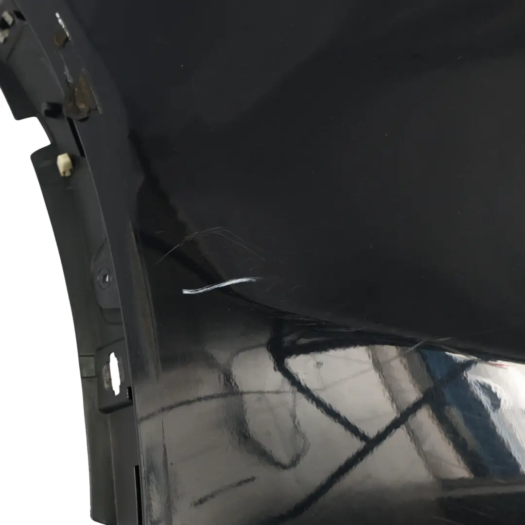 Porsche Cayenne 958 92A Rear Bumper Trim Panel Covering Jet Black Metallic - C9X - SKU 95850541110-JBL - Part number 95850541110