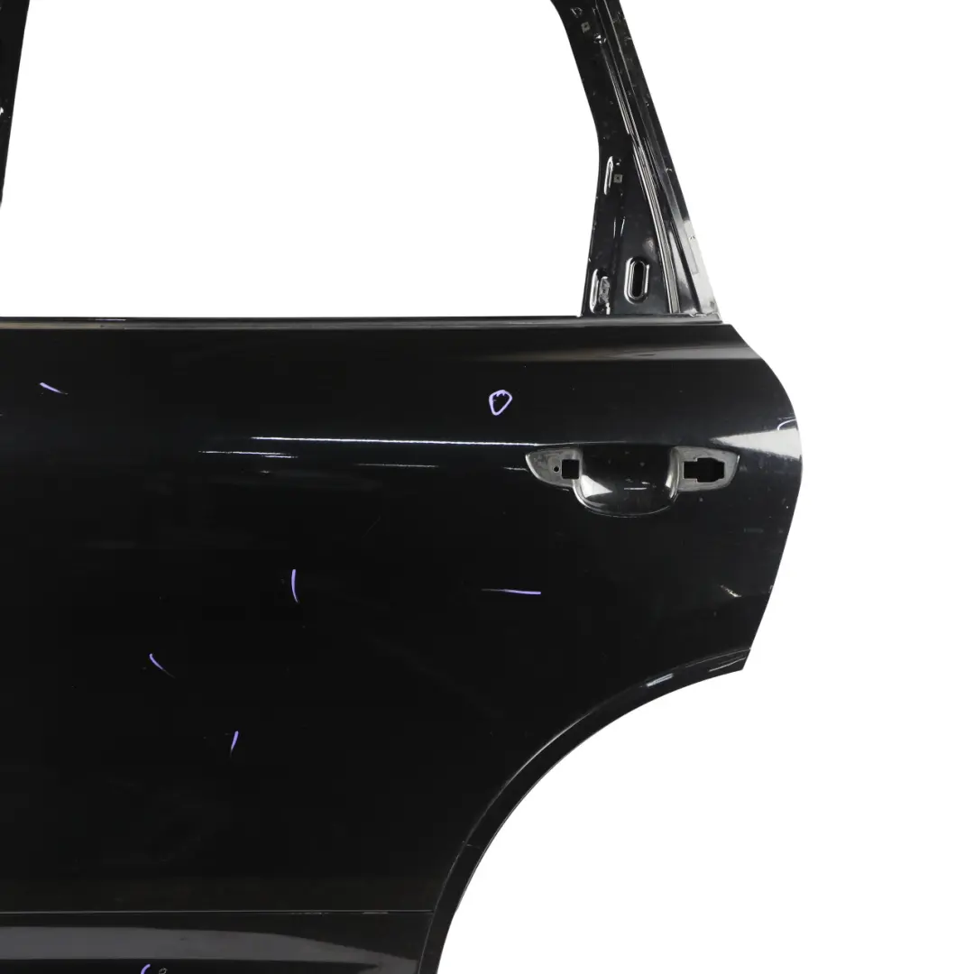 Porsche Cayenne 92A Door Rear Left N/S Jet Black Metallic - C9X - SKU 95853301100-JBL - Part number 95853301100