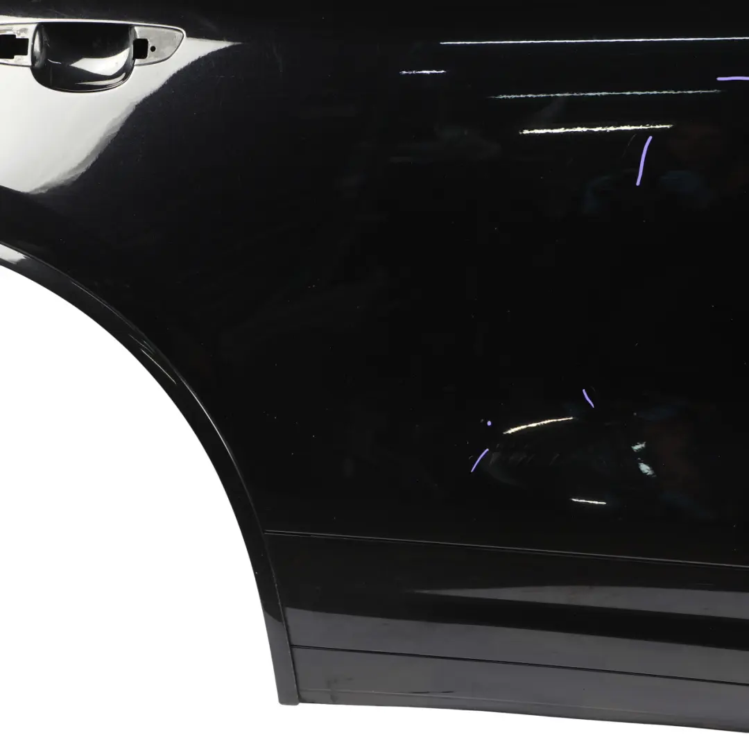 Porsche Cayenne 92A Door Rear Right O/S Jet Black Metallic - C9X - SKU 95853301200-JBL - Part number 95853301200