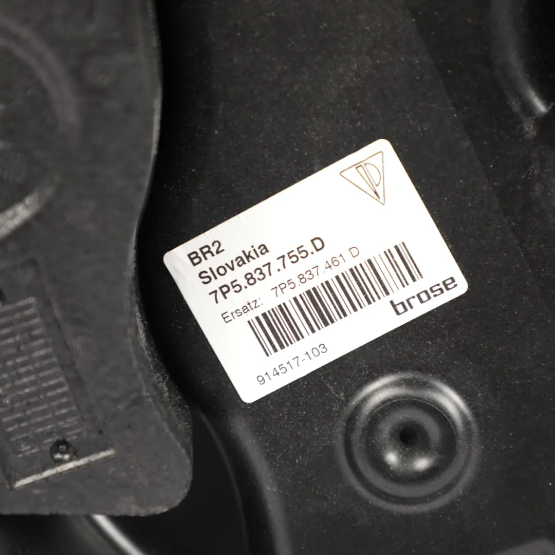 Porsche Cayenne 92A Window Lifter Regulator Motor Front Left N/S 7P5837755D - SKU 95854246102 - Part number 95854246102