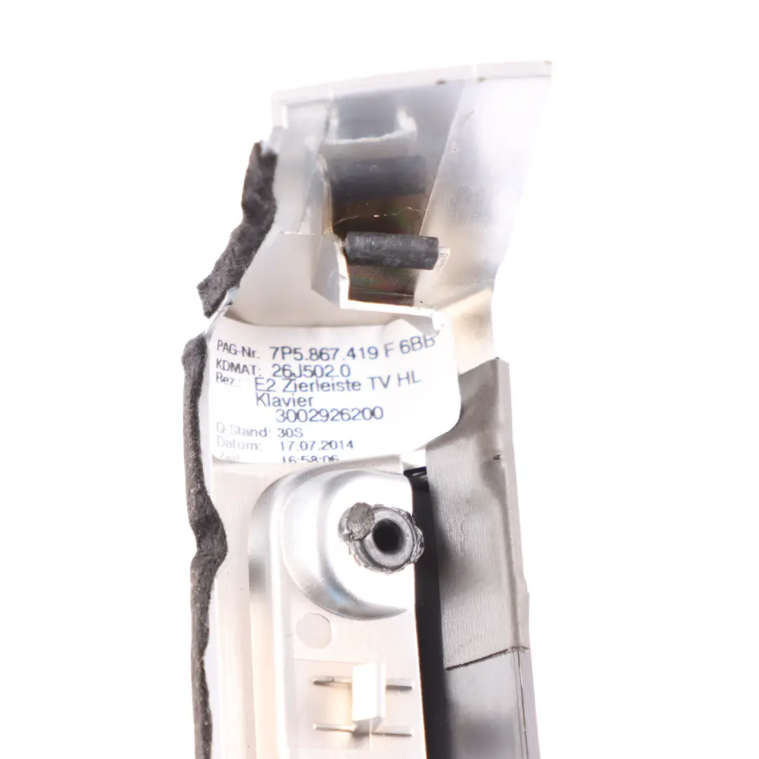 Porsche Cayenne 92A Moldura Puerta Trasera Negro Piano,Izquierda 7P5867419F - SKU 95855541900 - Número de pieza 95855541900