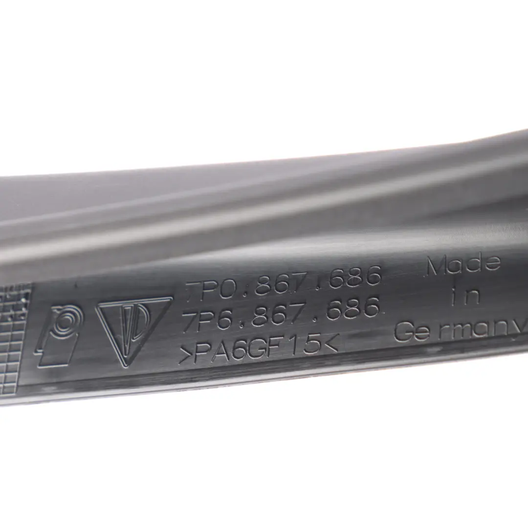 Porsche Cayenne 92A Tür Fensterrahmen Abdeckung Hinten Rechts 7P0867686 - SKU 95855568600 - Teilenummer 95855568600
