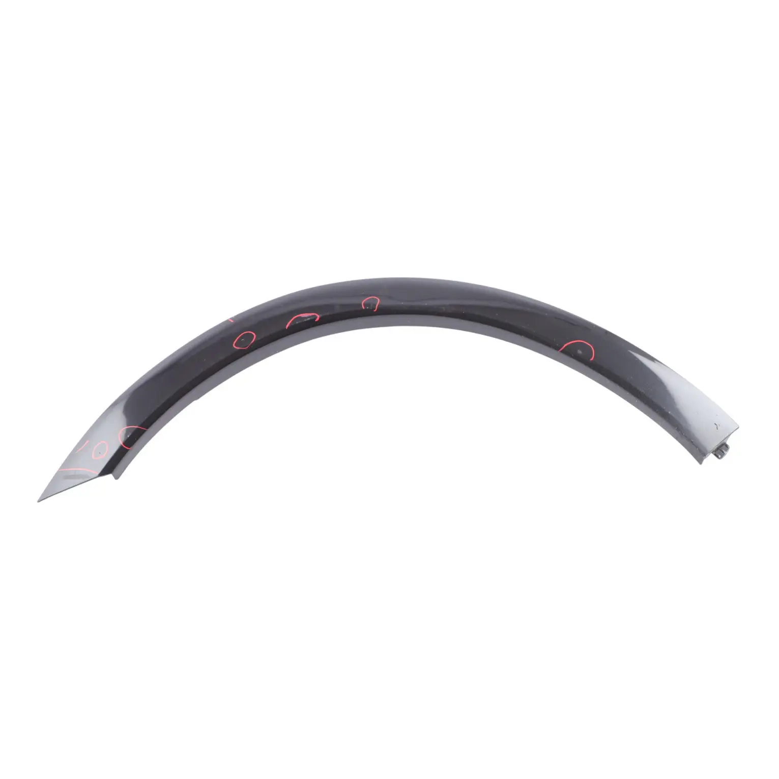 Porsche Cayenne 92A Front Wheel Arch Cover Trim Strip Left N/S Jet Black - C9X