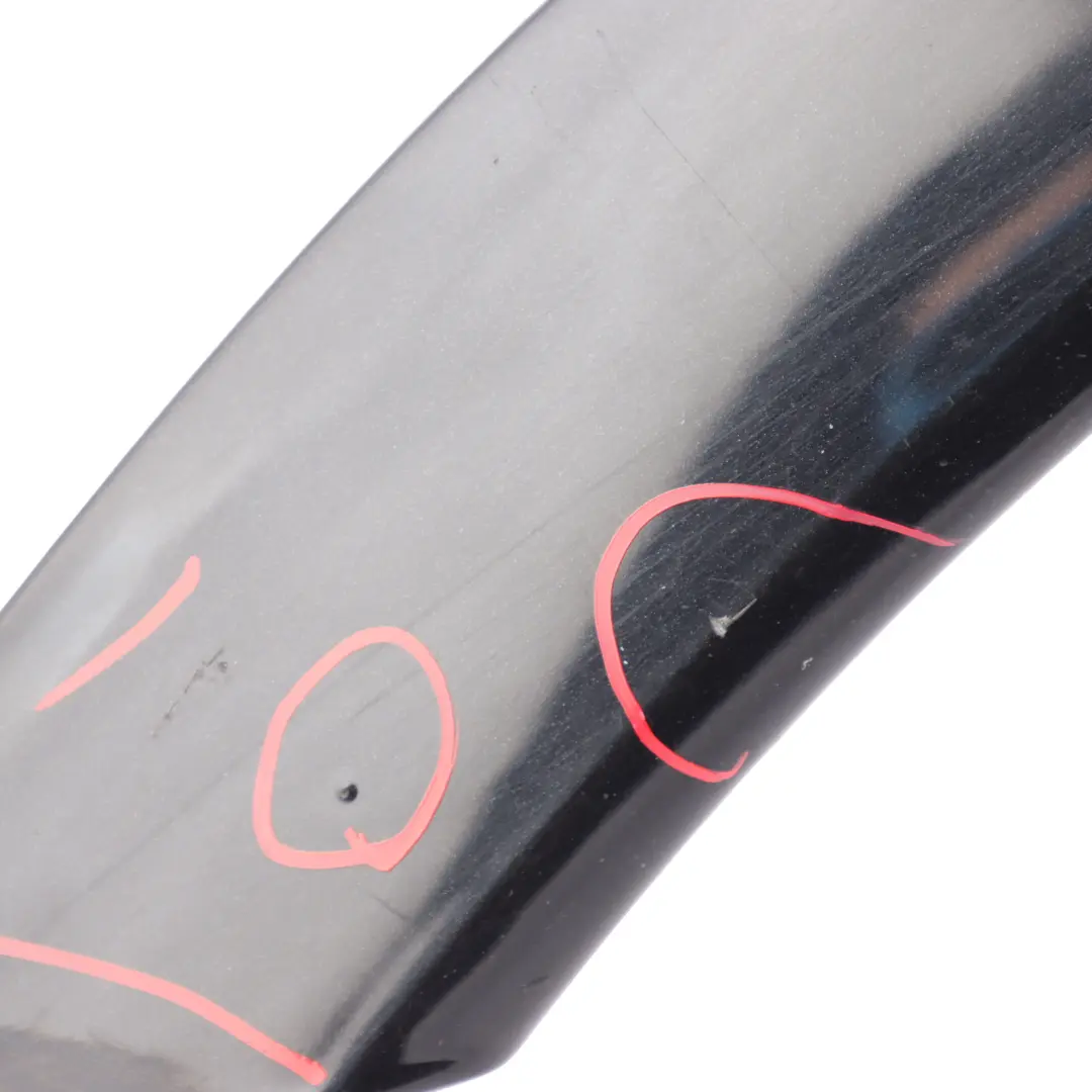 Porsche Cayenne 92A Front Wheel Arch Cover Trim Strip Left N/S Jet Black - C9X - SKU 95855972711-JBL1 - Part number 95855972711