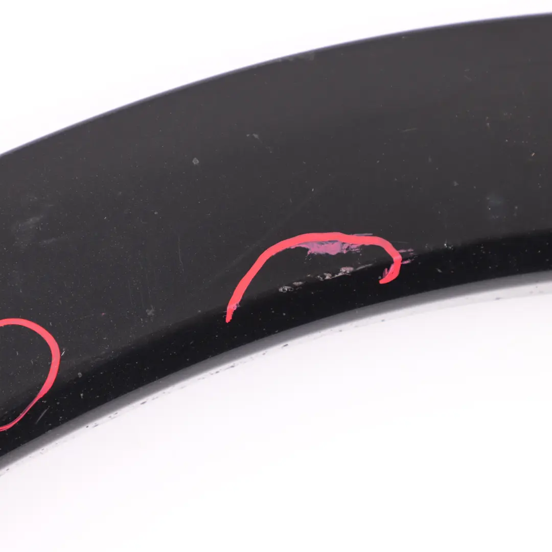Porsche Cayenne 92A Front Wheel Arch Cover Trim Strip Left N/S Jet Black - C9X - SKU 95855972711-JBL1 - Part number 95855972711