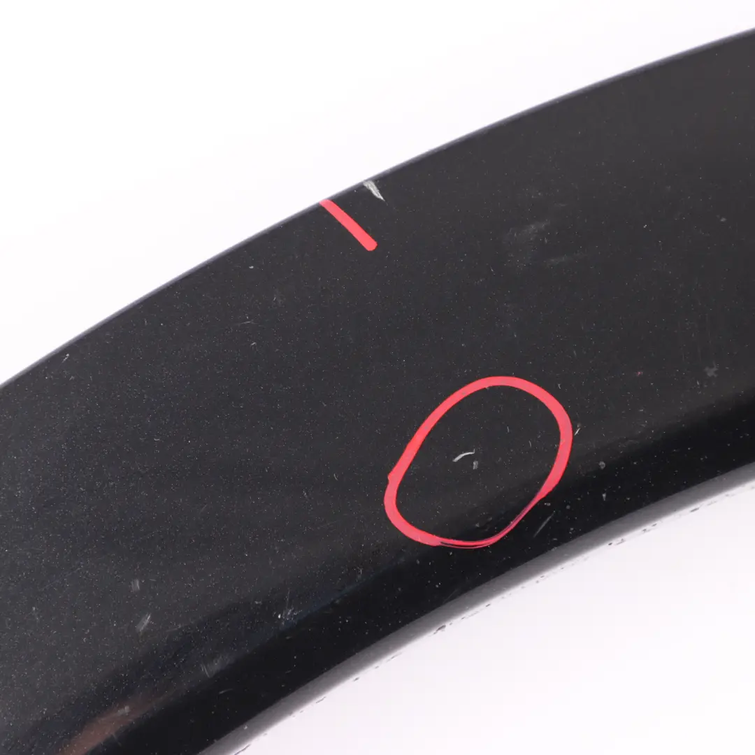 Porsche Cayenne 92A Front Wheel Arch Cover Trim Strip Left N/S Jet Black - C9X - SKU 95855972711-JBL1 - Part number 95855972711