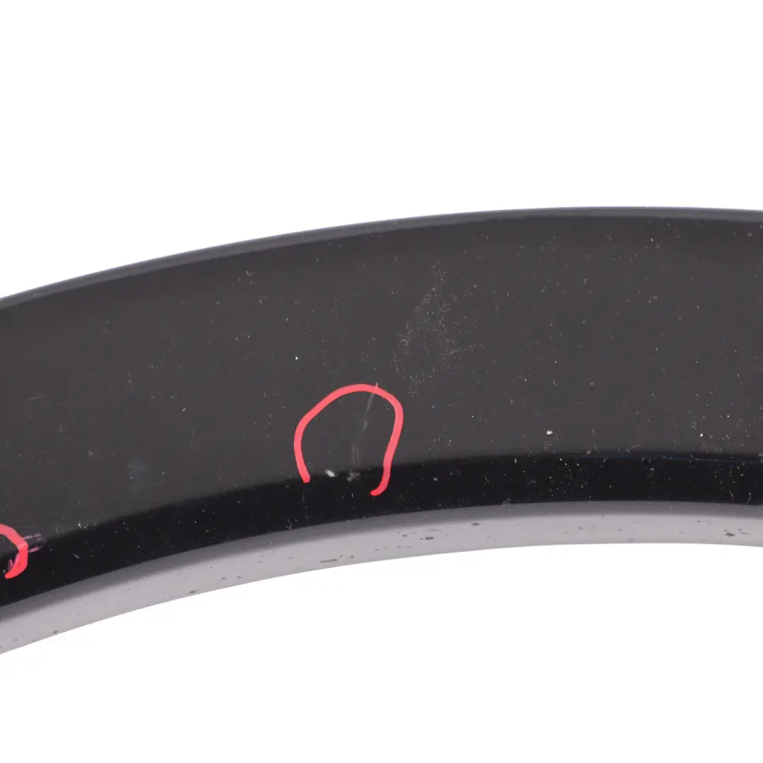 Porsche Cayenne 92A Front Wheel Arch Cover Trim Strip Left N/S Jet Black - C9X - SKU 95855972711-JBL1 - Part number 95855972711