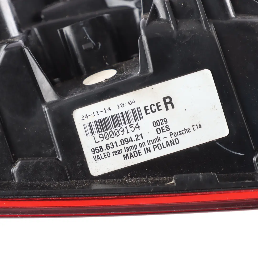Tail Light Tailgate Inner Right O/S to Porsche Cayenne 92A Rear with Part number 95863109421 Porsche Cayenne 92A Rear Tail Light Tailgate Inner Right O/S - SKU 95863109421 - Part number 95863109421