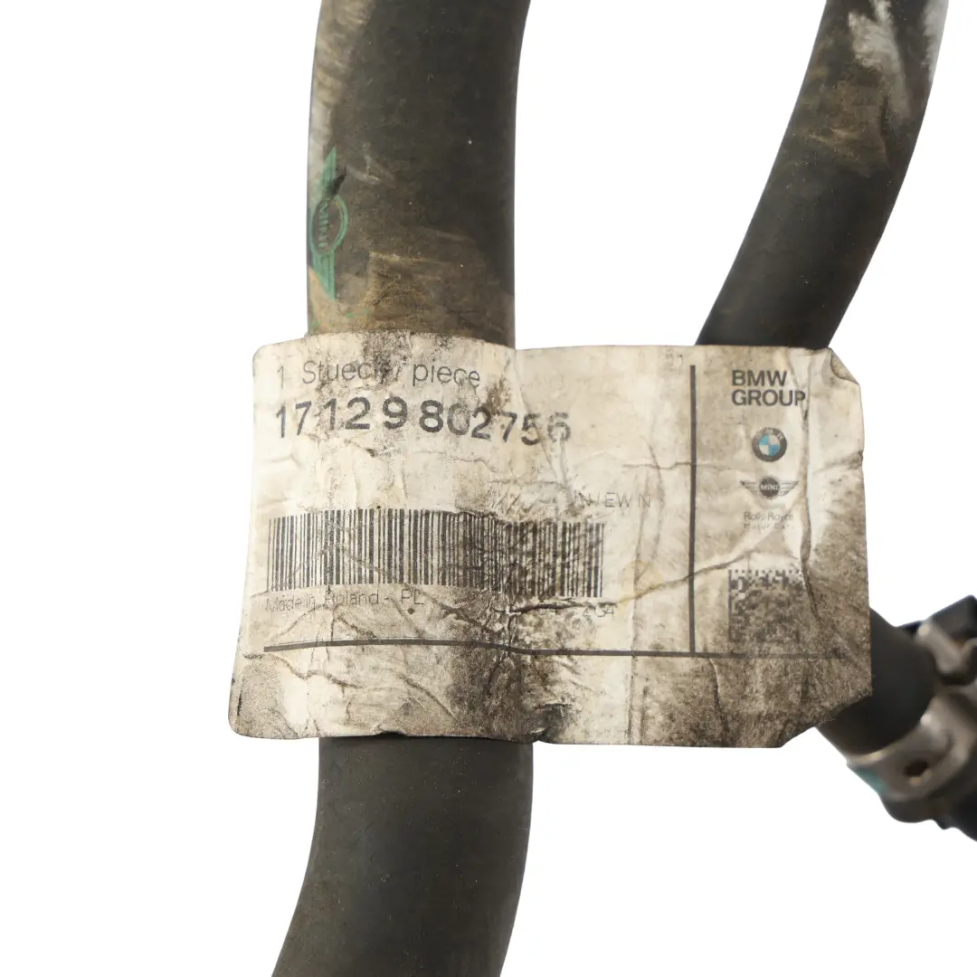 N47N Radiator Coolant Pipe Hose Line to Mini R60 R61 with Part number 9802756 Mini R60 R61 N47N Radiator Coolant Pipe Hose Line - SKU 9802756-2 - Part number 9802756