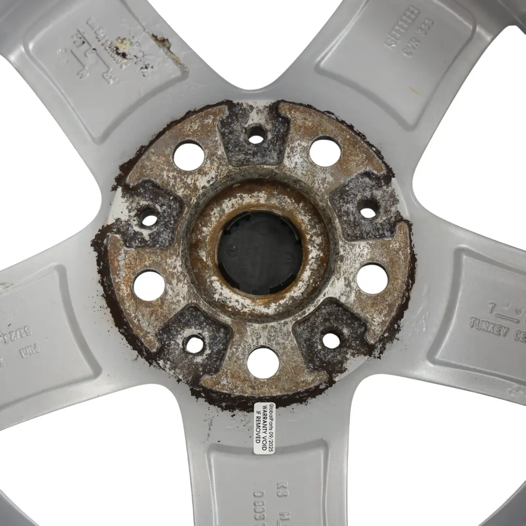 Silberfelge Alu Felge 16 "6,5J 5-Sterne-Einzelspeiche 124 für Mini Cooper R60 R61 mit Teilenummer 9803720 Mini Cooper R60 R61 Silberfelge Alu Felge 16 "6,5J 5-Sterne-Einzelspeiche 124 - SKU 9803720-2 - Teilenummer 9803720