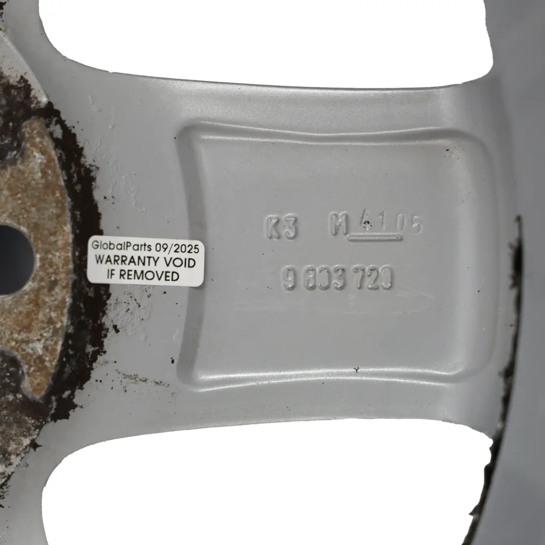 Llanta De aleacion De plata 16" 6,5J 5-Star Single Spoke 124 para Mini Cooper R60 R61 con número de pieza 9803720 Mini Cooper R60 R61 Llanta De aleacion De plata 16" 6,5J 5-Star Single Spoke 124 - SKU 9803720-2 - Número de pieza 9803720