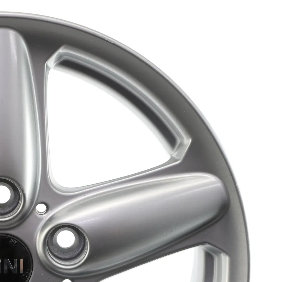 Llanta De aleacion De plata 16" 6,5J 5-Star Single Spoke 124 para Mini Cooper R60 R61 con número de pieza 9803720 Mini Cooper R60 R61 Llanta De aleacion De plata 16" 6,5J 5-Star Single Spoke 124 - SKU 9803720-2 - Número de pieza 9803720