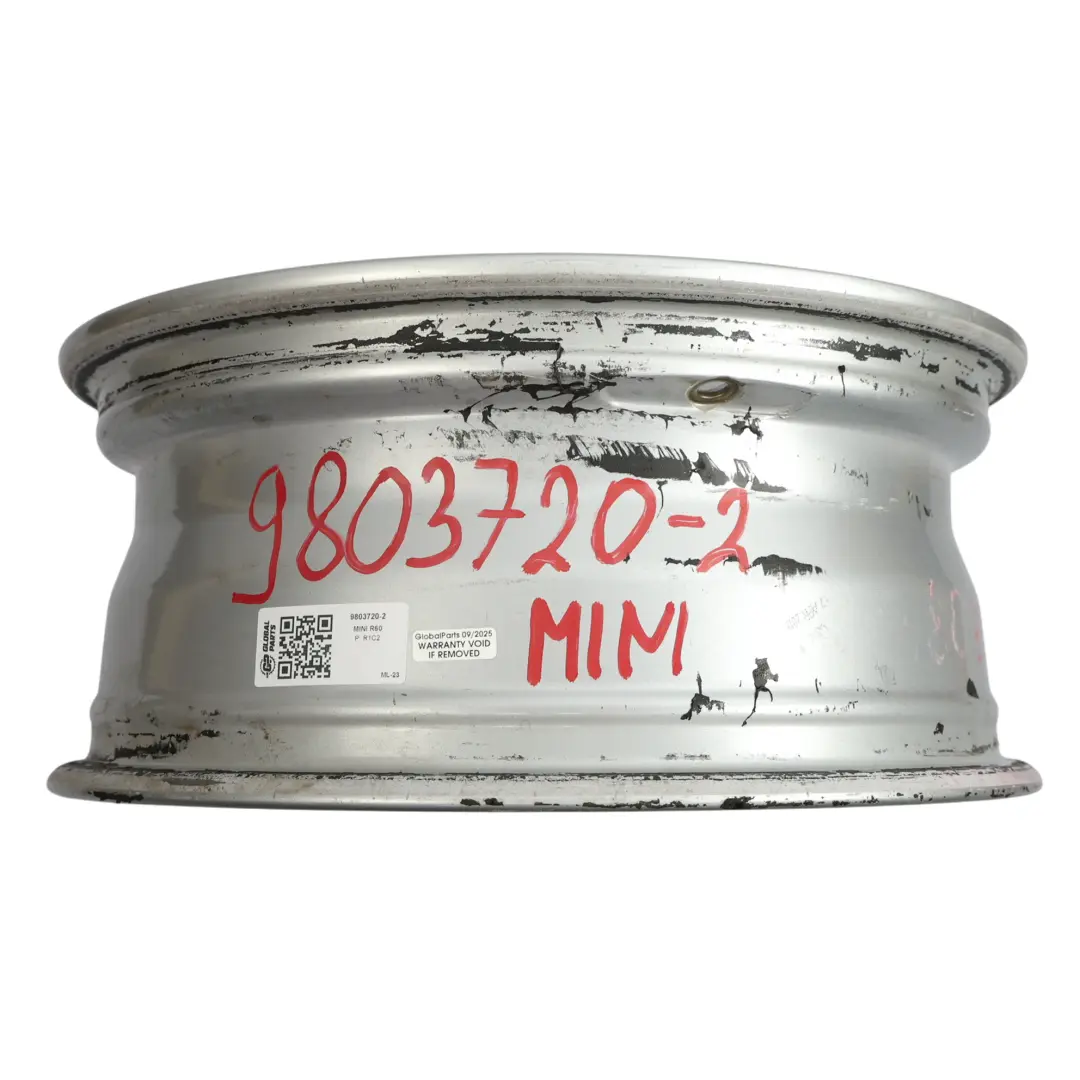 Silberfelge Jantes Alu 16" 6,5J pour Mini Cooper R60 R61 à propos du numéro de pièce 9803720 Mini Cooper R60 R61 Silberfelge Jantes Alu 16" 6,5J - SKU 9803720-2 - Numéro de pièce 9803720
