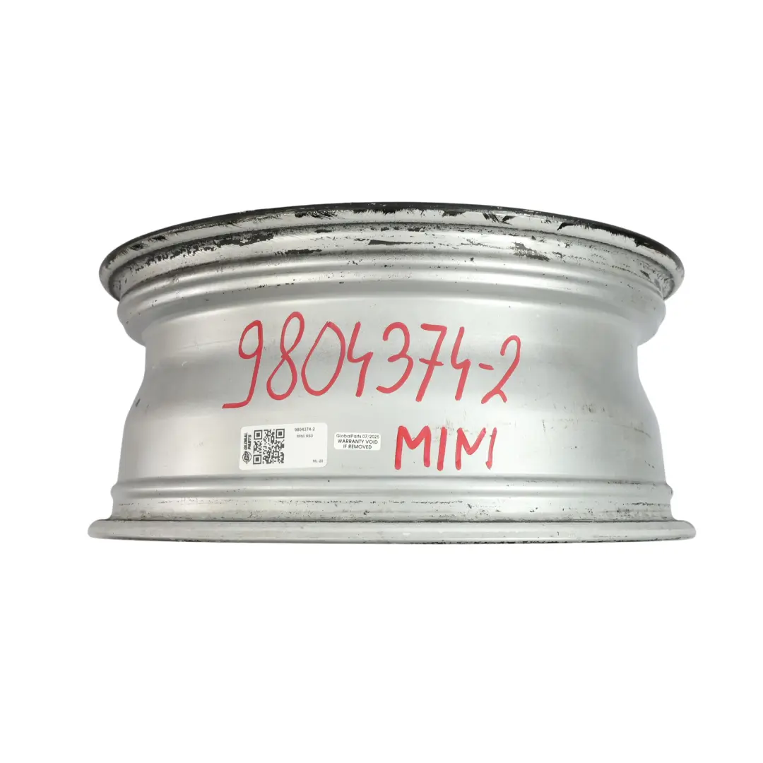 Mini Cooper One R60 R61 Cerchio in lega nero 18" 7,5J ET:52 Turbo Fan 126 - SKU 9804374-2 - Numero di parte 9804374