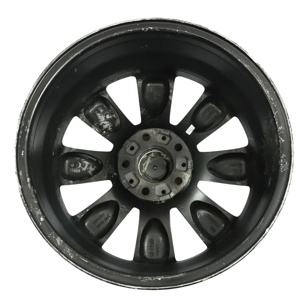 Mini Cooper One R60 R61 Cerchio in lega nero 18" 7,5J ET:52 Turbo Fan 126 - SKU 9804374-2 - Numero di parte 9804374