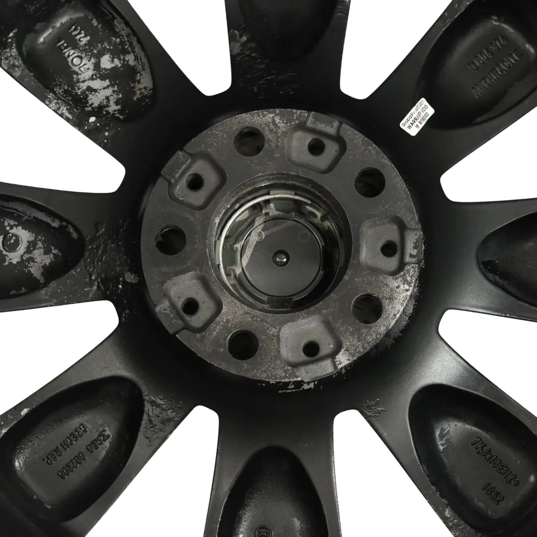 Mini Cooper One R60 R61 Cerchio in lega nero 18" 7,5J ET:52 Turbo Fan 126 - SKU 9804374-2 - Numero di parte 9804374