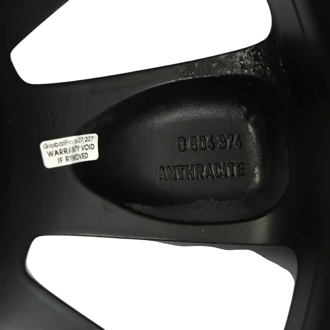 Mini Cooper One R60 R61 Cerchio in lega nero 18" 7,5J ET:52 Turbo Fan 126 - SKU 9804374-2 - Numero di parte 9804374