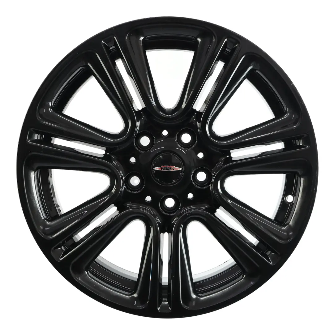 Mini Cooper R60 R61 Wheel Alloy Rim 18" 7,5J ET:52 Twin Spoke Black - SKU 9808516-3 - Part number 9808516