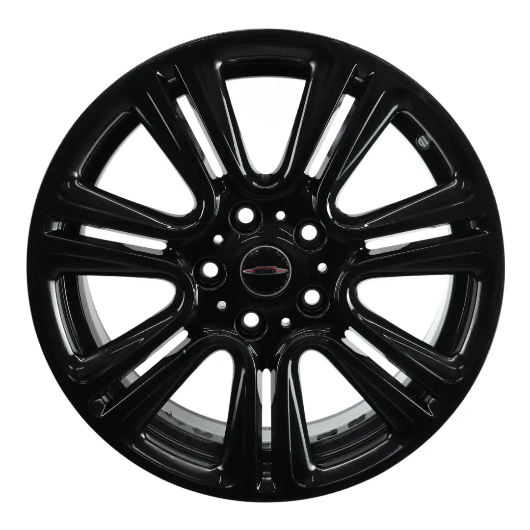 Alloy Rim 18" 7,5J Twin Spoke to Mini Cooper R60 R61 Black Wheel with Part number 9808516 Mini Cooper R60 R61 Black Wheel Alloy Rim 18" 7,5J Twin Spoke - SKU 9808516-5 - Part number 9808516