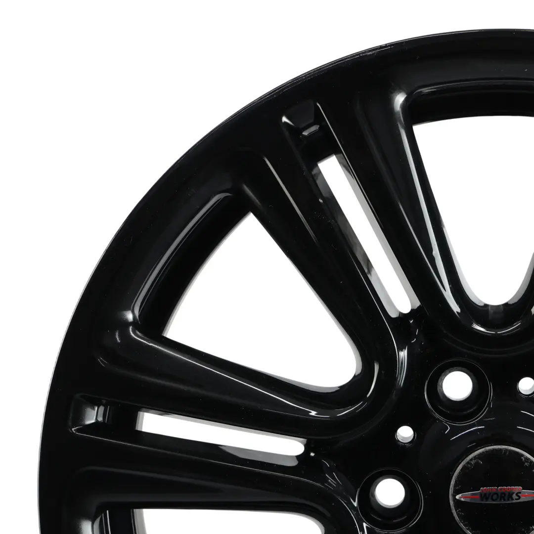Alloy Rim 18" 7,5J Twin Spoke to Mini Cooper R60 R61 Black Wheel with Part number 9808516 Mini Cooper R60 R61 Black Wheel Alloy Rim 18" 7,5J Twin Spoke - SKU 9808516-5 - Part number 9808516
