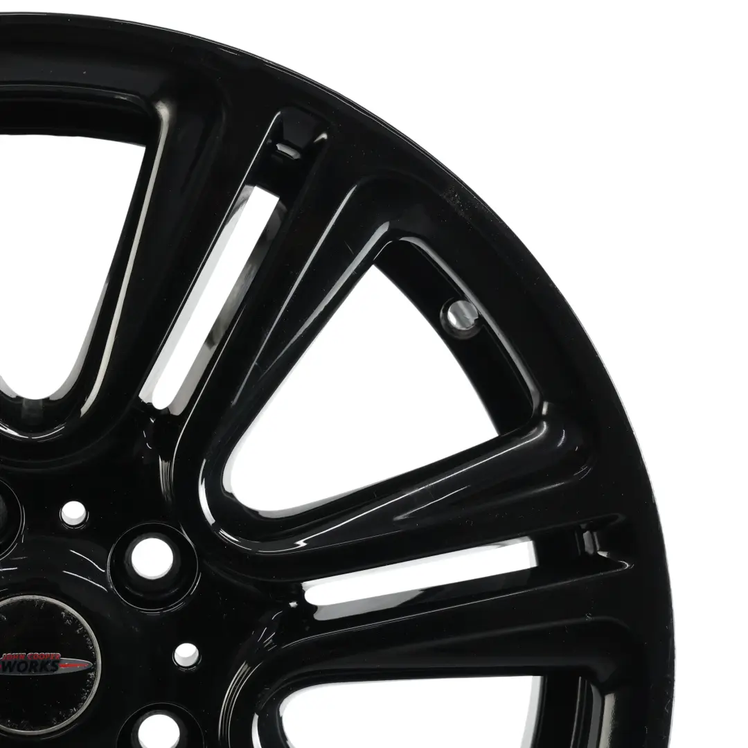 Alloy Rim 18" 7,5J Twin Spoke to Mini Cooper R60 R61 Black Wheel with Part number 9808516 Mini Cooper R60 R61 Black Wheel Alloy Rim 18" 7,5J Twin Spoke - SKU 9808516-5 - Part number 9808516