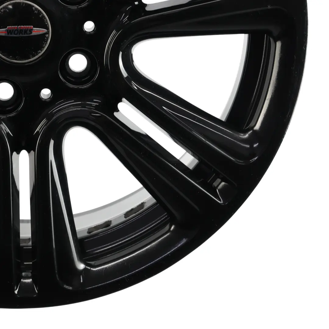 Alloy Rim 18" 7,5J Twin Spoke to Mini Cooper R60 R61 Black Wheel with Part number 9808516 Mini Cooper R60 R61 Black Wheel Alloy Rim 18" 7,5J Twin Spoke - SKU 9808516-5 - Part number 9808516