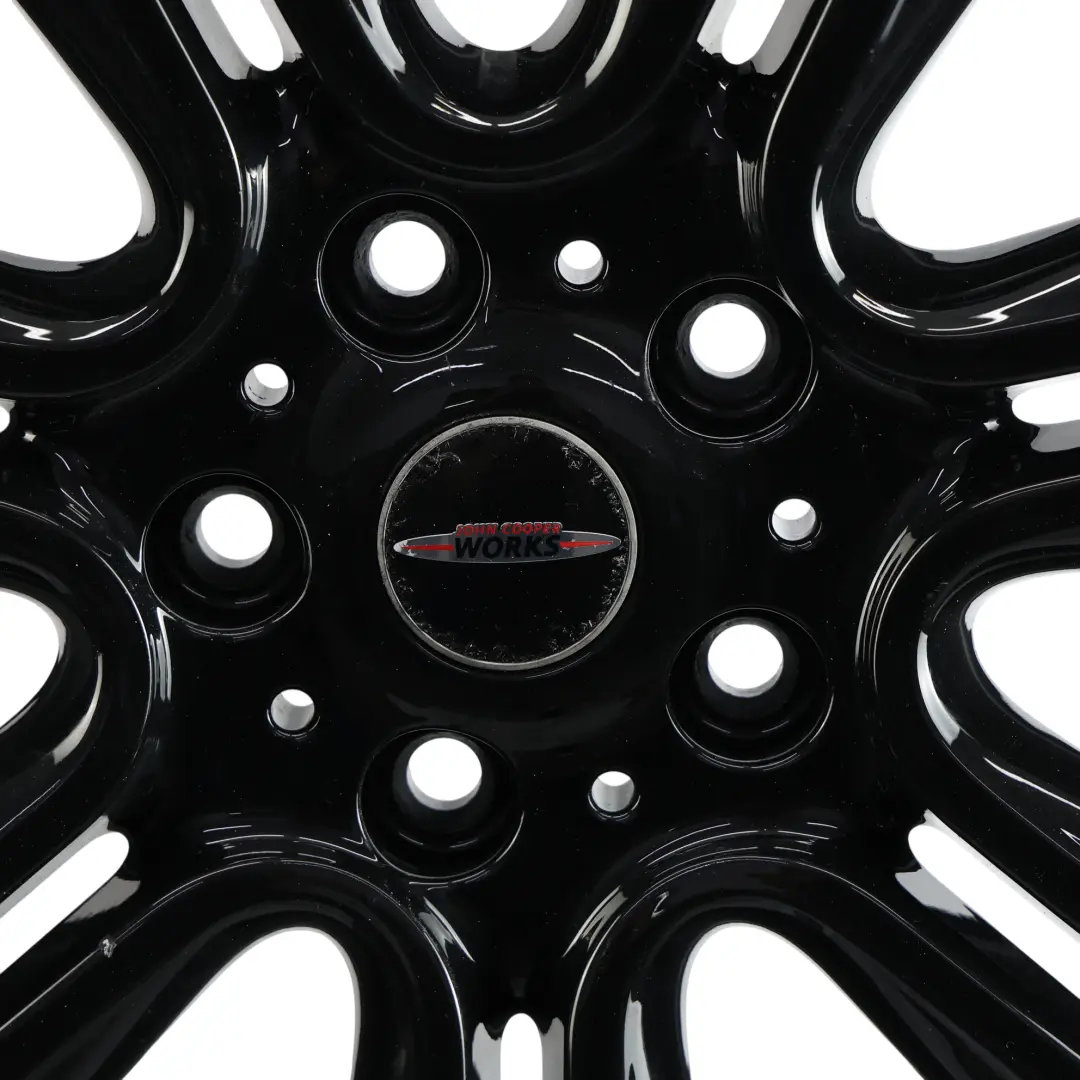 Alloy Rim 18" 7,5J Twin Spoke to Mini Cooper R60 R61 Black Wheel with Part number 9808516 Mini Cooper R60 R61 Black Wheel Alloy Rim 18" 7,5J Twin Spoke - SKU 9808516-5 - Part number 9808516