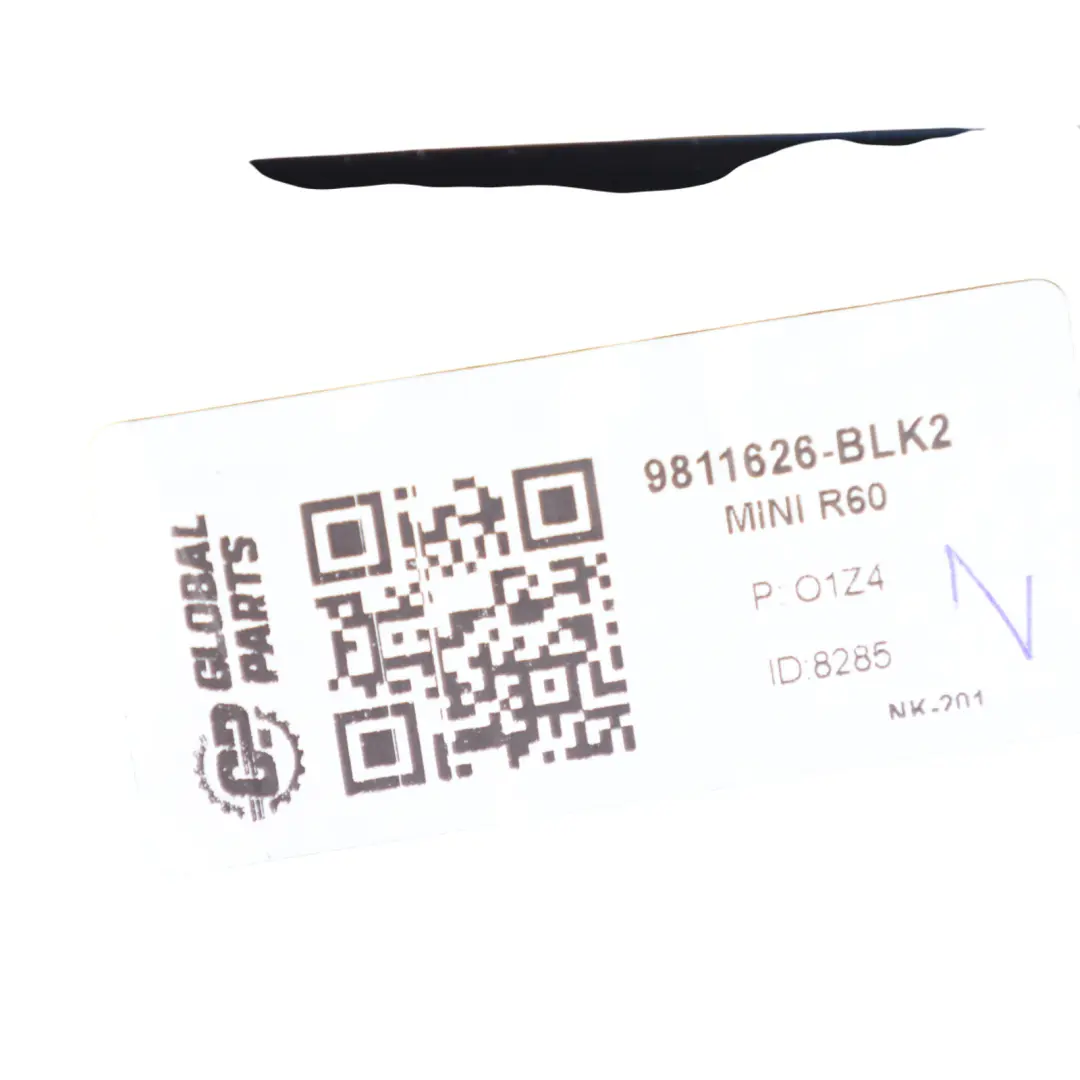 Mini R60 Spoiler Lotka Klapy Bagażnika Tył Czarny 9801389 - SKU 9811626-BLK2 - Numer Części 9811626
