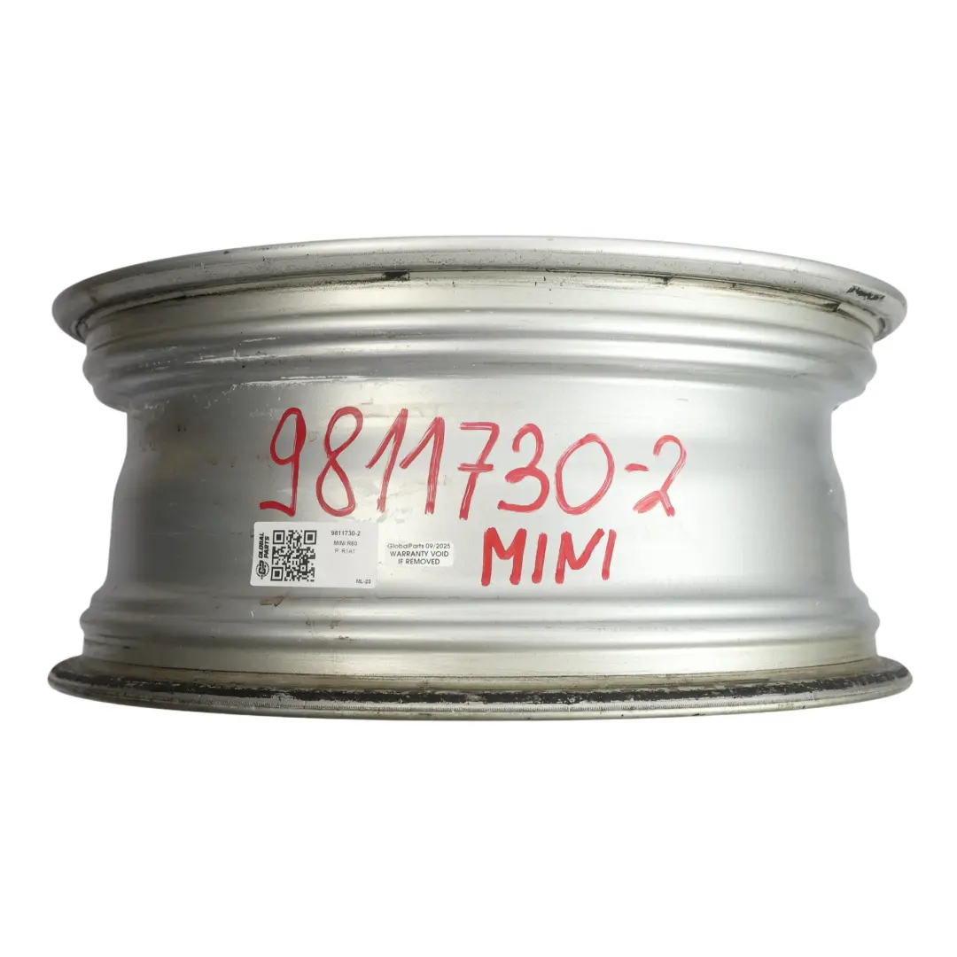 Mini R60 R61 Llanta Aleación Plateada 17" 7J ET:50 Radios Triangulares - SKU 9811730-2 - Número de pieza 9811730