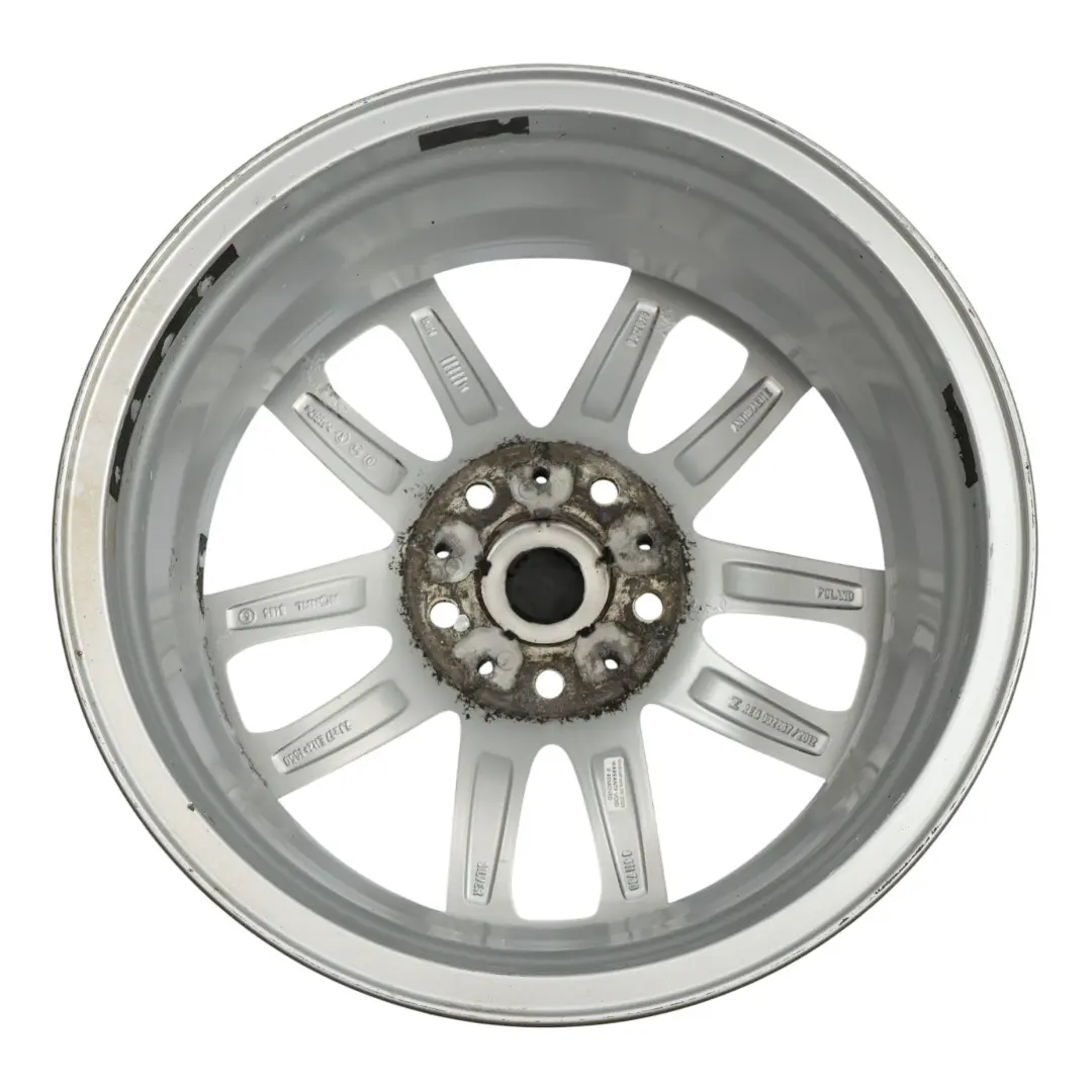 Mini R60 R61 Llanta Aleación Plateada 17" 7J ET:50 Radios Triangulares - SKU 9811730-2 - Número de pieza 9811730