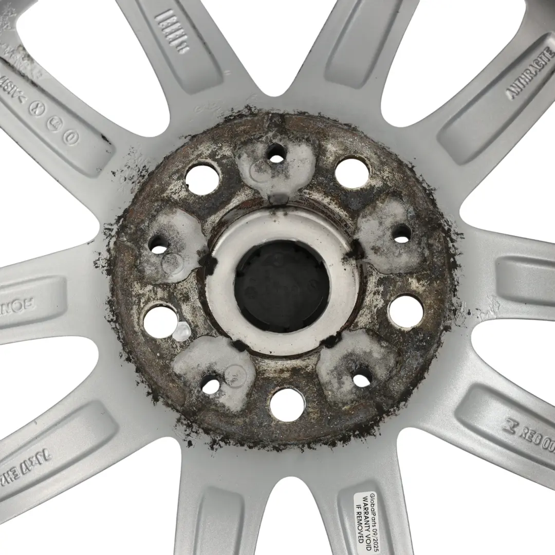 Mini R60 R61 Silver Wheel Alloy Rim 17" 7J ET:50 Triangle Spoke 141 - SKU 9811730-2 - Part number 9811730