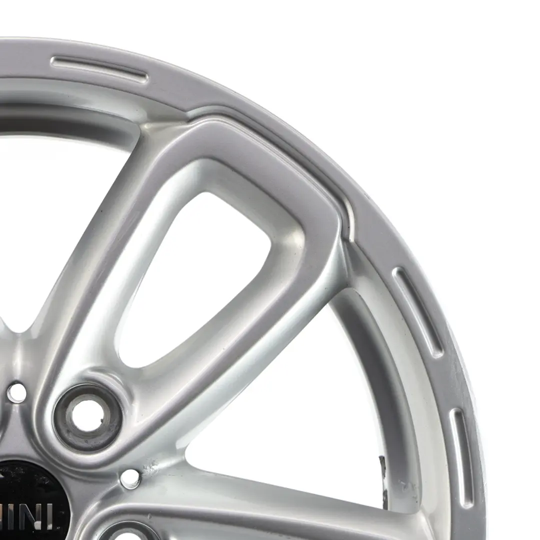 Mini R60 R61 Silver Cerchio In Lega 17" 7J Et:50 Triangle Spoke 141 - SKU 9811730-2 - Numero di parte 9811730
