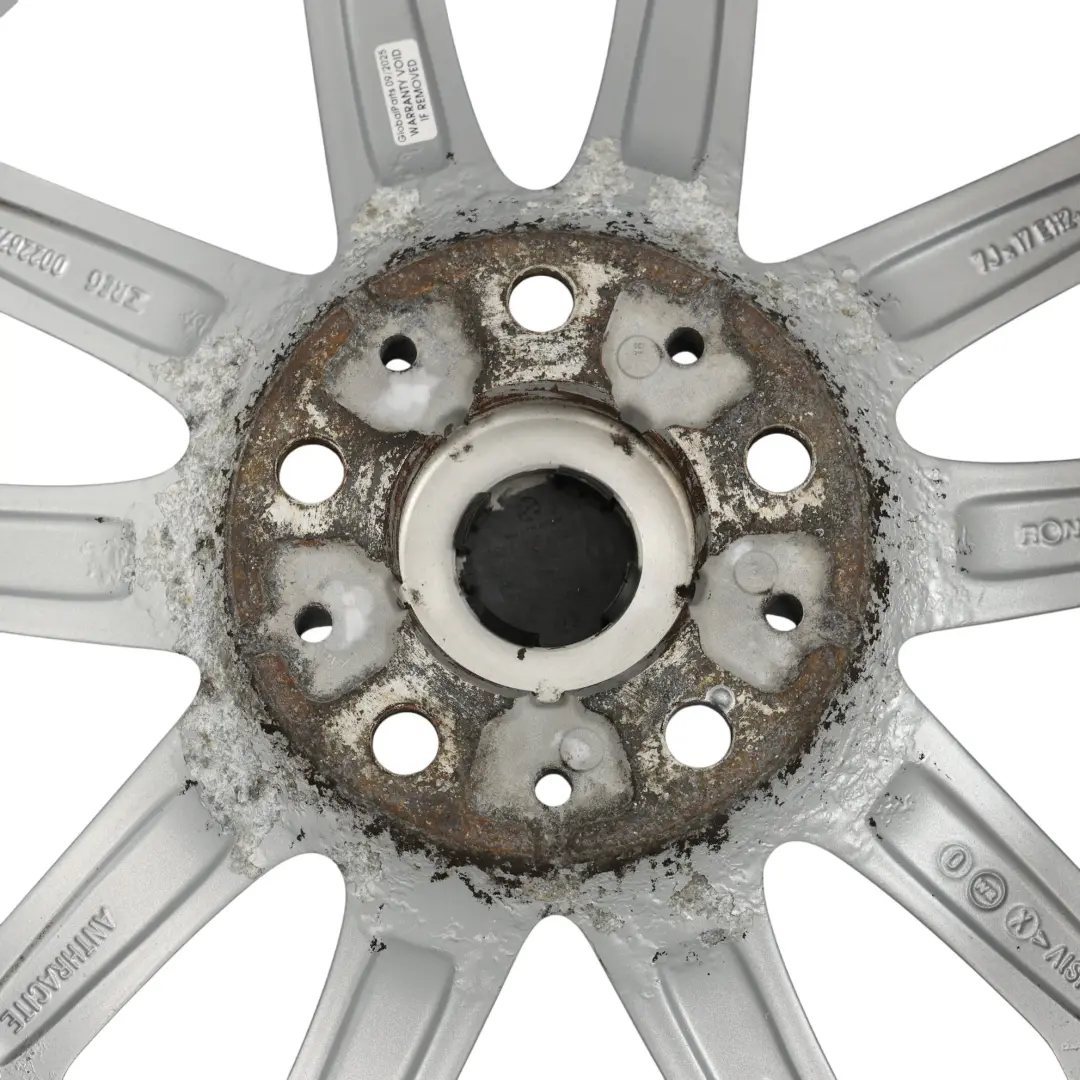 Rim Alloy Silver 17" 7J ET:50 Triangle Spoke 141 to Mini R60 R61 Wheel with Part number 9811730 Mini R60 R61 Wheel Rim Alloy Silver 17" 7J ET:50 Triangle Spoke 141 - SKU 9811730-4 - Part number 9811730