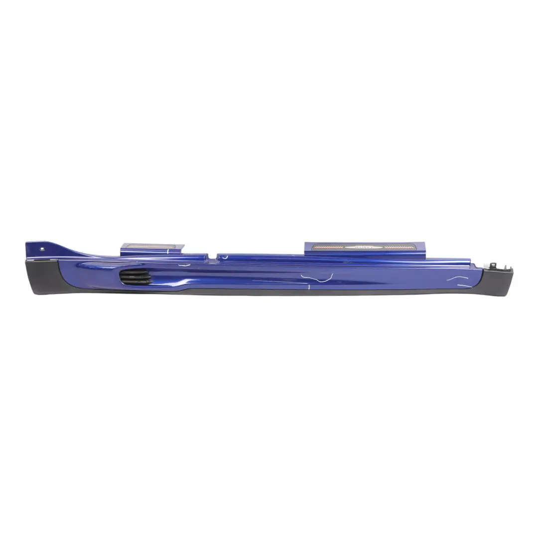 Mini R60 Cooper S JCW Side Skirt Right O/S Door Sill Trim Cosmic Blue - B13 - SKU 9813352-STB - Part number 9813352