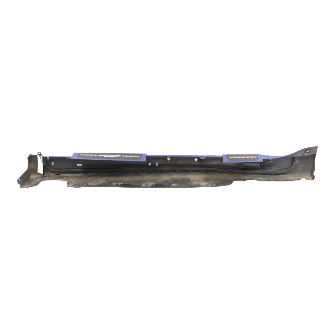 Side Skirt Right O/S Door Sill Trim Cosmic Blue - B13 to Mini R60 Cooper S JCW with Part number 9813352 Mini R60 Cooper S JCW Side Skirt Right O/S Door Sill Trim Cosmic Blue - B13 - SKU 9813352-STB - Part number 9813352