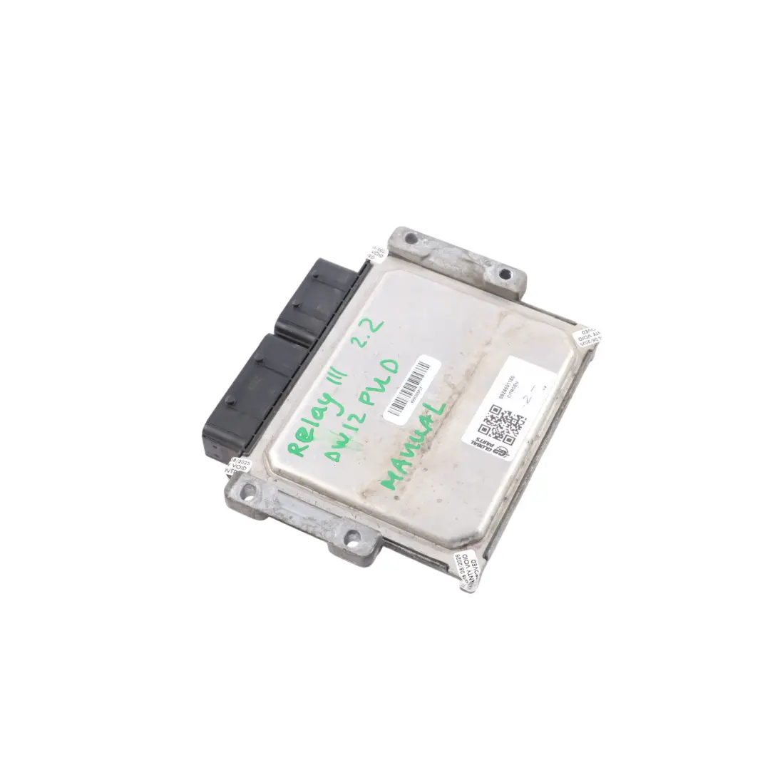 Citroen Relay III 2.2 HDI 140HP DW12RUD Engine Control ECU Manual - SKU 9824601180 - Part number 9824601180