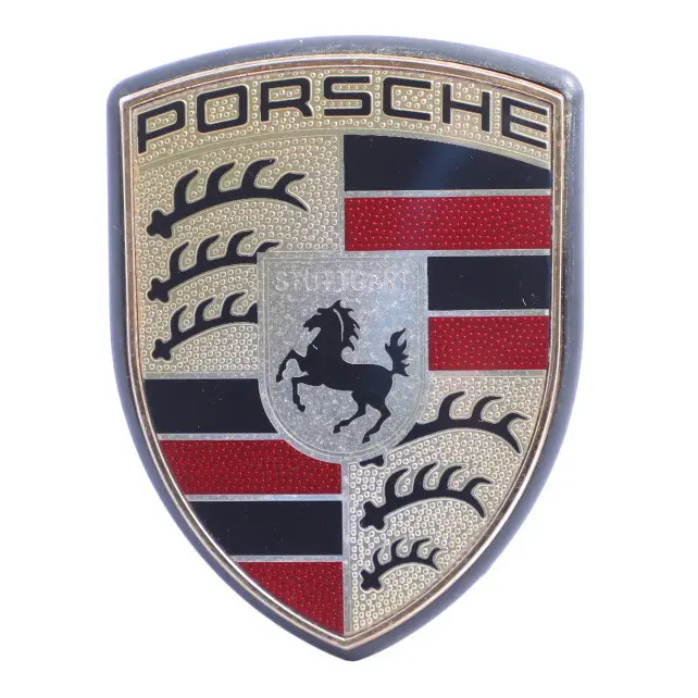 Front Bonnet Logo Badge Emblem 7L5853611B to Porsche Cayenne 92A with Part number 99755921102 Porsche Cayenne 92A Front Bonnet Logo Badge Emblem 7L5853611B - SKU 95855960102 - Part number 99755921102