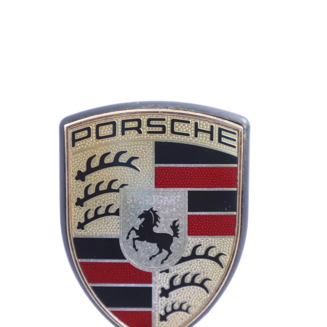 Front Bonnet Logo Badge Emblem 7L5853611B to Porsche Cayenne 92A with Part number 99755921102 Porsche Cayenne 92A Front Bonnet Logo Badge Emblem 7L5853611B - SKU 95855960102 - Part number 99755921102