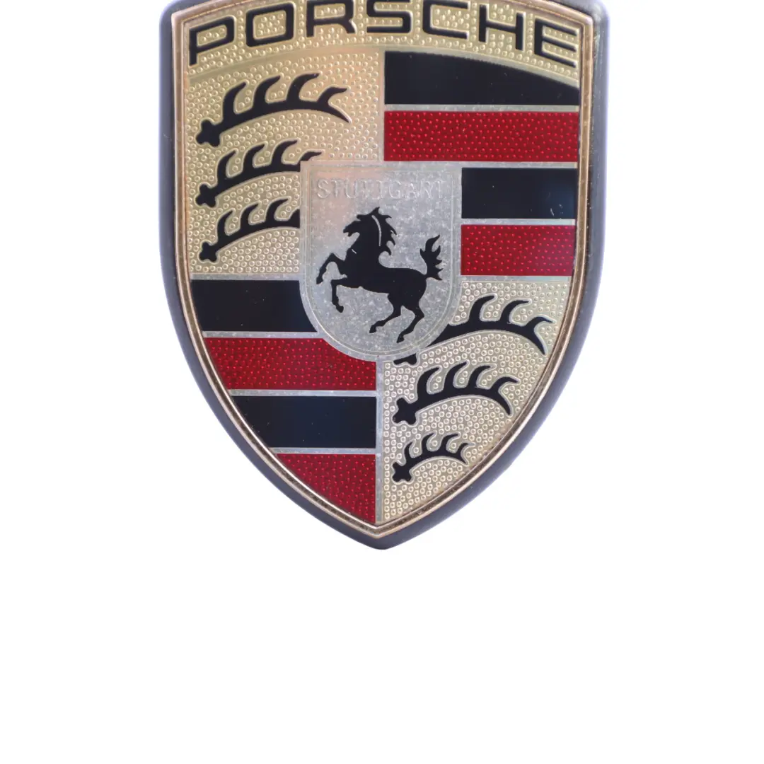 Front Bonnet Logo Badge Emblem 7L5853611B to Porsche Cayenne 92A with Part number 99755921102 Porsche Cayenne 92A Front Bonnet Logo Badge Emblem 7L5853611B - SKU 95855960102 - Part number 99755921102