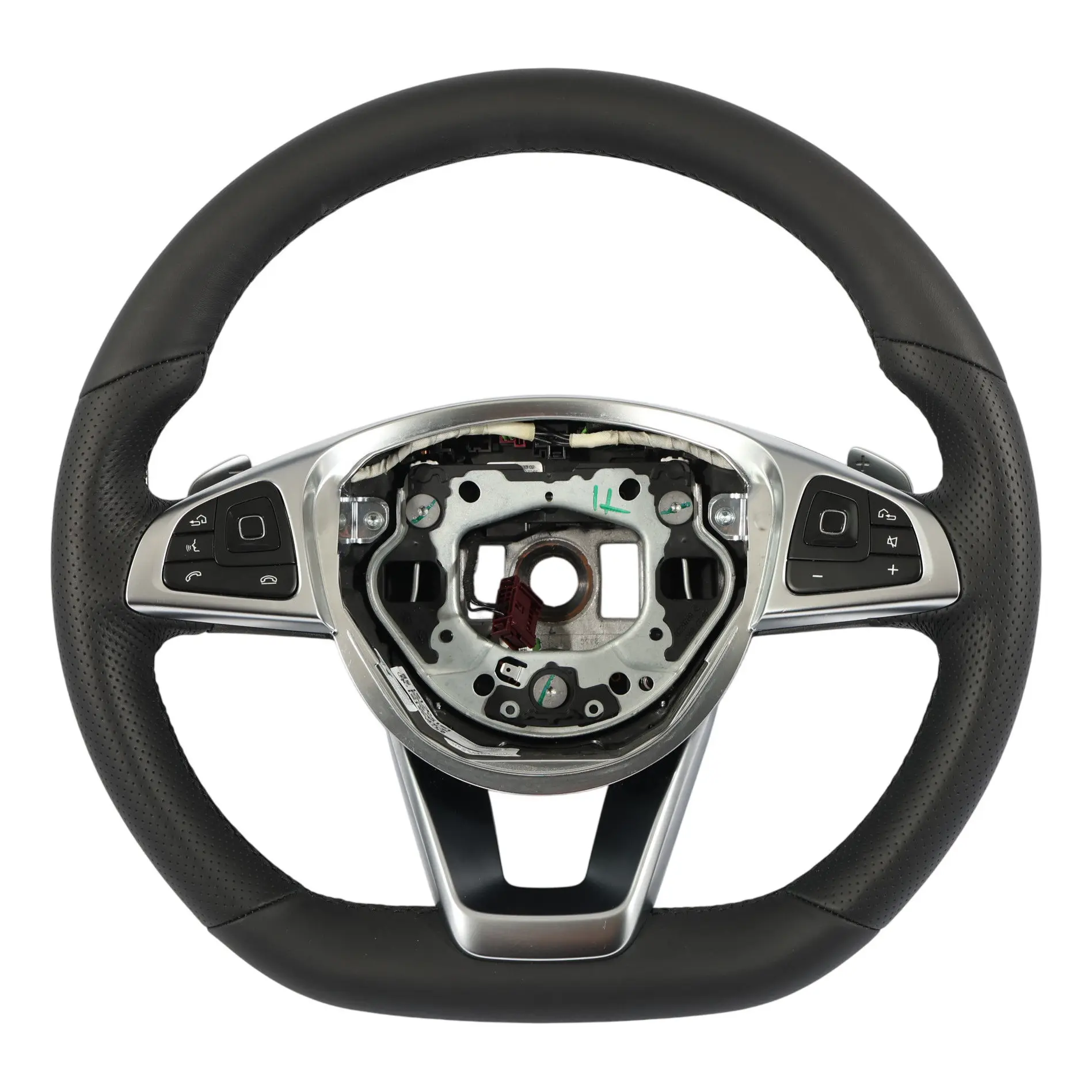 Mercedes W213 Steering Wheel NEW Leather Flat Bottom Paddle Shift A0004606600