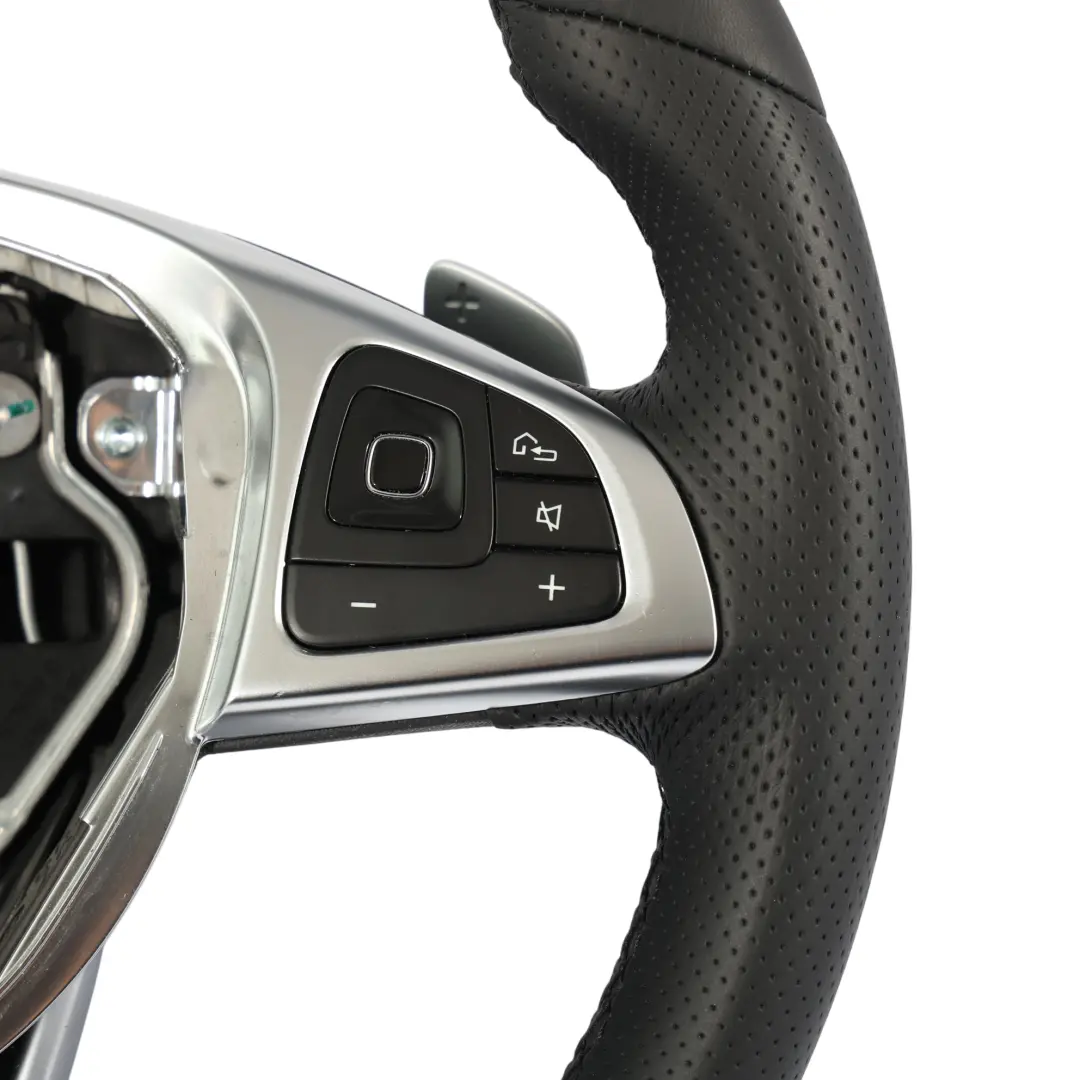 Mercedes W213 Volant Direction NEUF Cuir Fond Plat Palettes Vitesse - SKU A0004606600-1 - Numéro de pièce A0004606600
