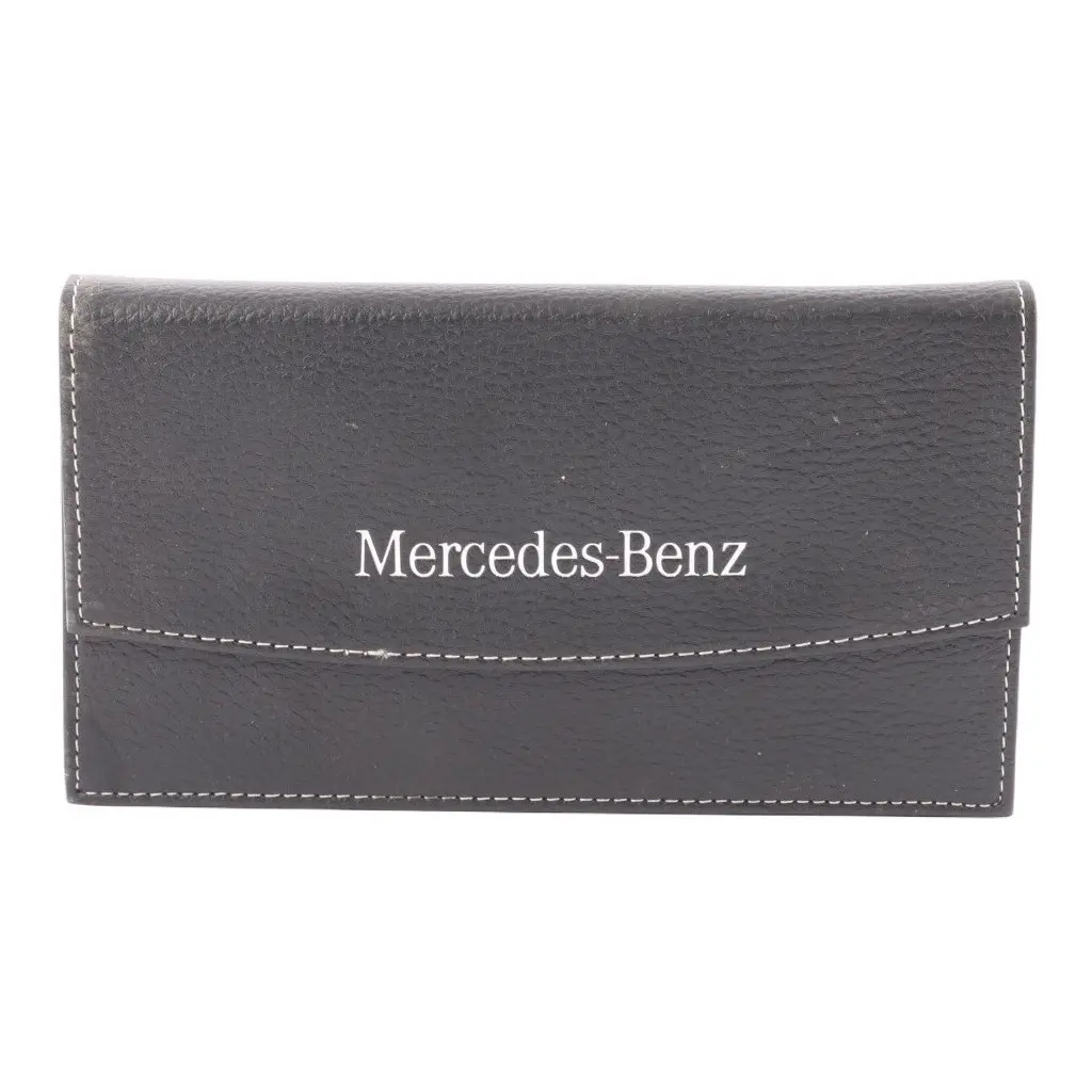 Mercedes W205 Owners's Manual Leather Wallet Case Service Set A0005851200