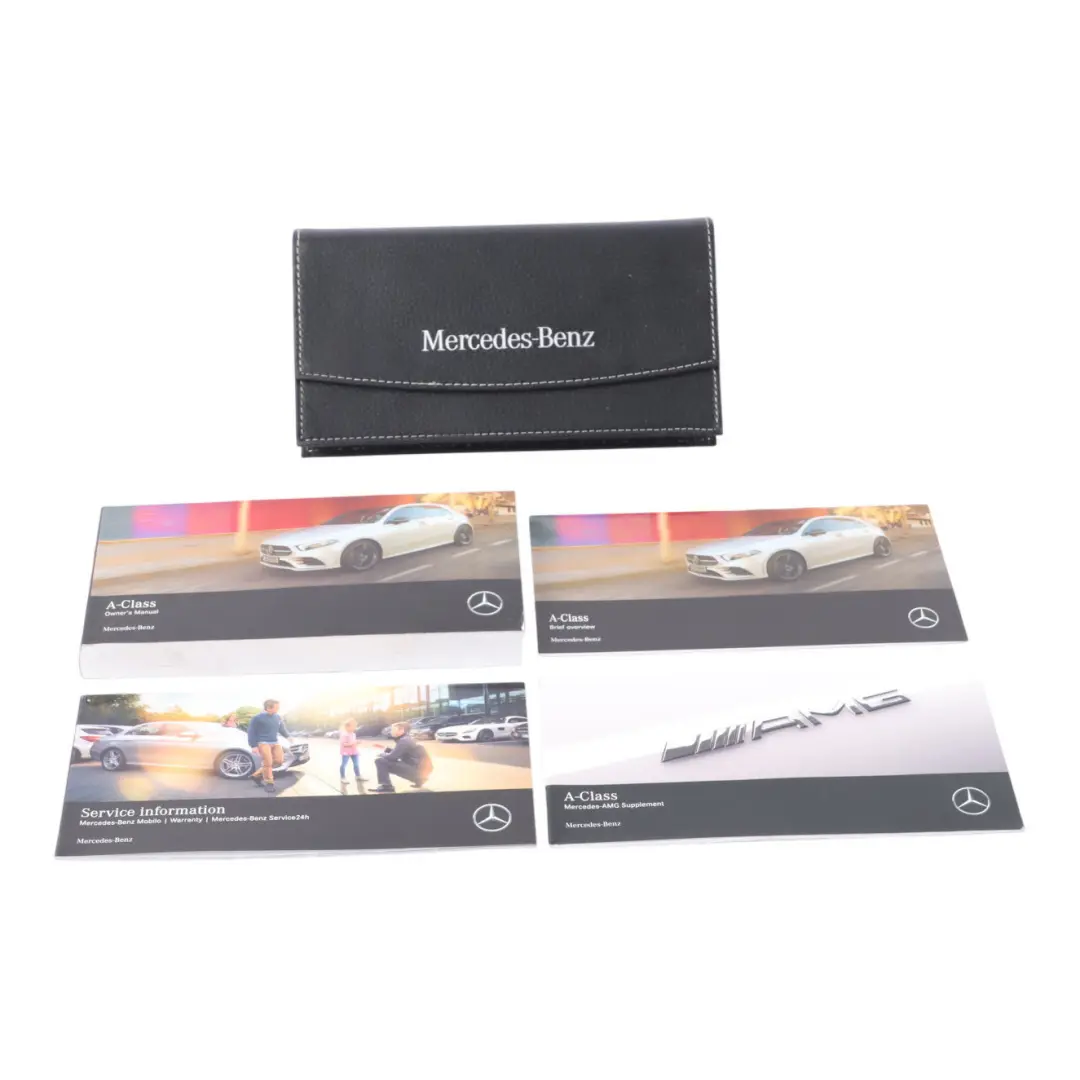 Owners's Manual Leather Wallet Case Service Set to Mercedes W205 with Part number A0005851200 Mercedes W205 Owners's Manual Leather Wallet Case Service Set - SKU A0005851200 - Part number A0005851200
