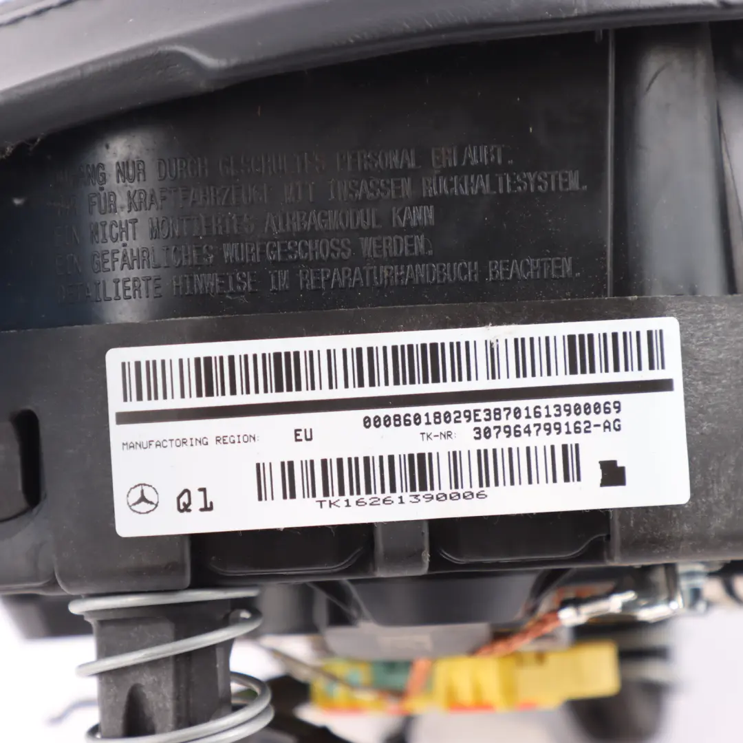 Mercedes R231 Steering Wheel Trim Driver's Air Module SRS - SKU A0008606303 - Part number A0008606303